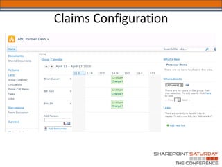 Claims Configuration
 
