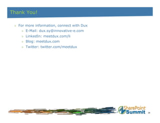 SP Summit: How To Build A CCS
