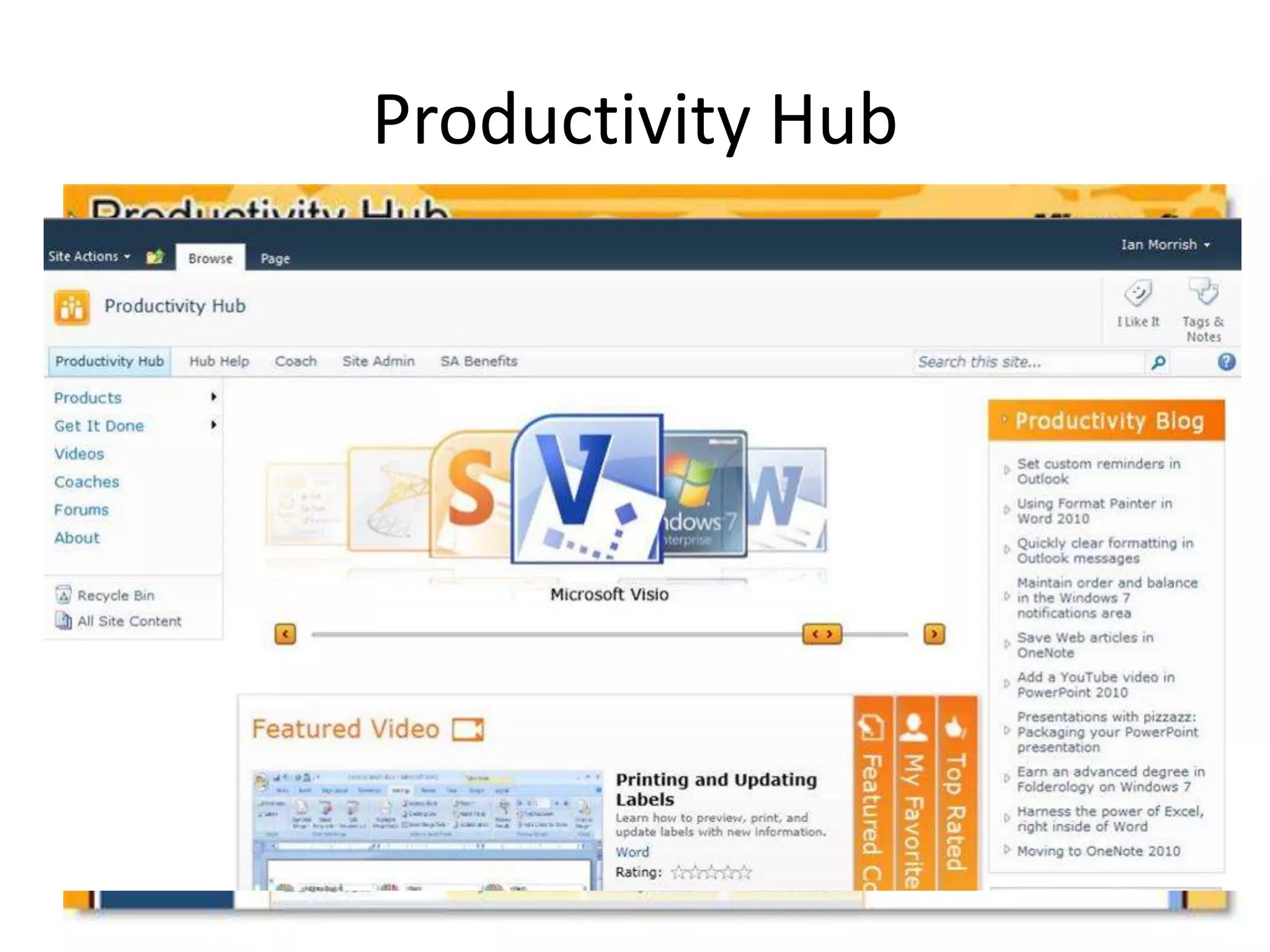 Productivity Hub
 