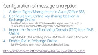 Activate Rights Management SPSUnity - How to secure your data in office 365 | PPTX