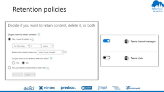 06.04.2019
#
Retention policies
 