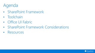 SharePoint Saturday Zurich 2017 - SharePoint Framework the new ...