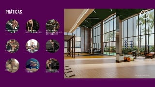 pavimento inferior
P o w e r l i f t i n g
h i i t
L e v a n t a m e n t o
d e P e s o O l í m p i c o
E n d u r a n c e
T r e i n a m e n t o
F u n c i o n a l d e a l t a
p e r f o r m a n c e
y o g a
M u s c u l a ç ã o /
B o d y b u i l d i n g
K e t t l e b e l l
T r a i n i n g
C r o s s f i t
Práticas
 