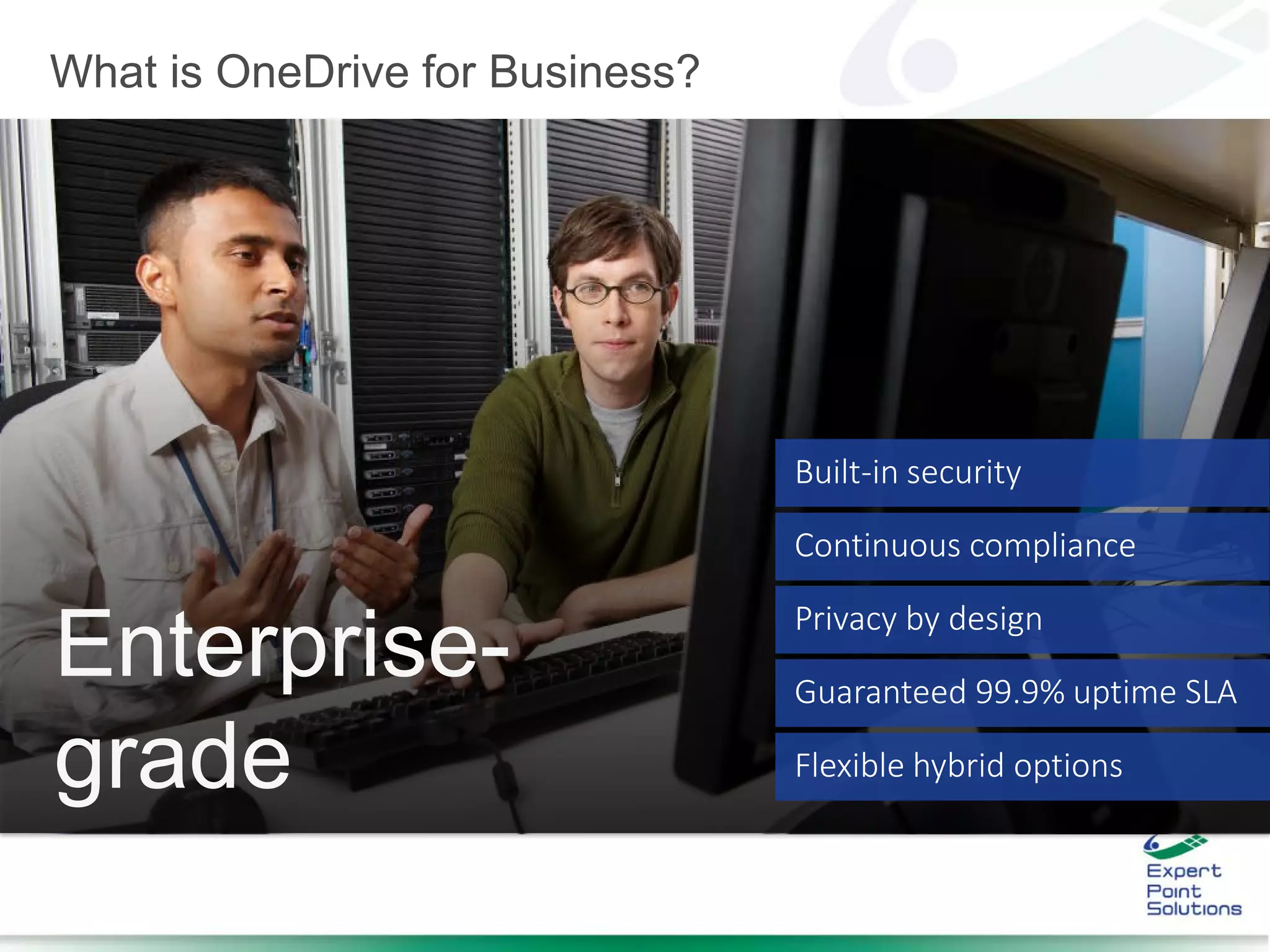 What is OneDrive for Business?
 