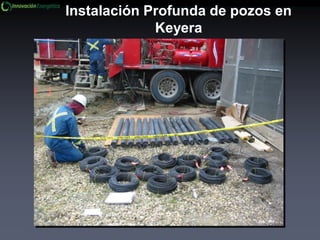 Instalación Profunda de pozos en
Keyera
 