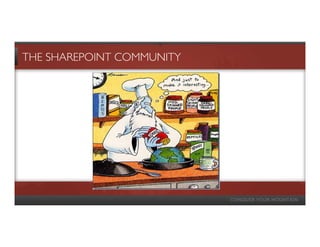 THE SHAREPOINT COMMUNITY
 