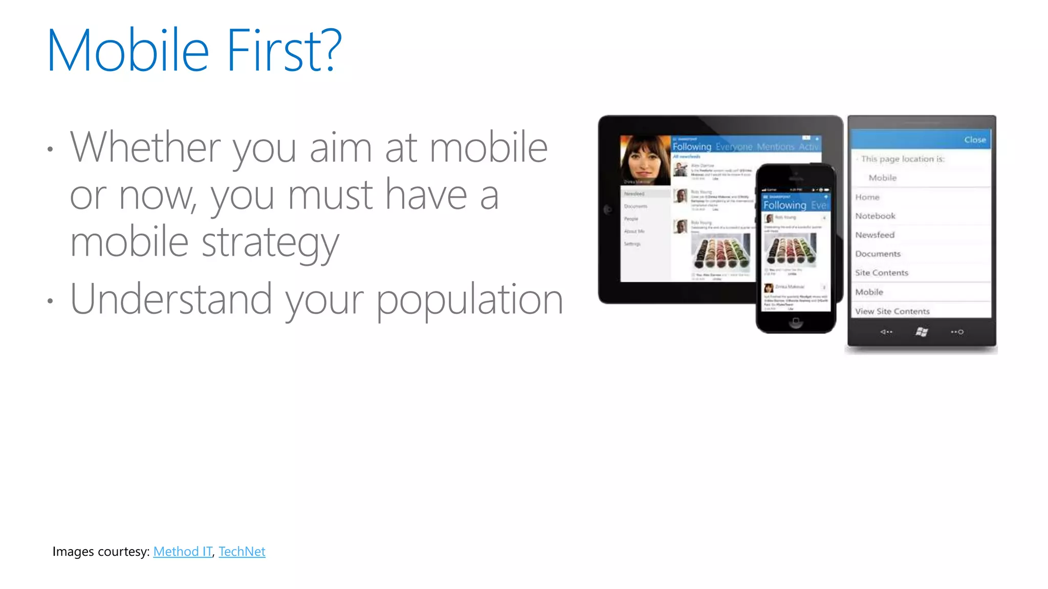 Images courtesy: Method IT, TechNet
 