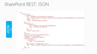 JSON
REST
 