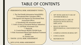 Supportive Periodontal Therapy Part 2 | PPTX