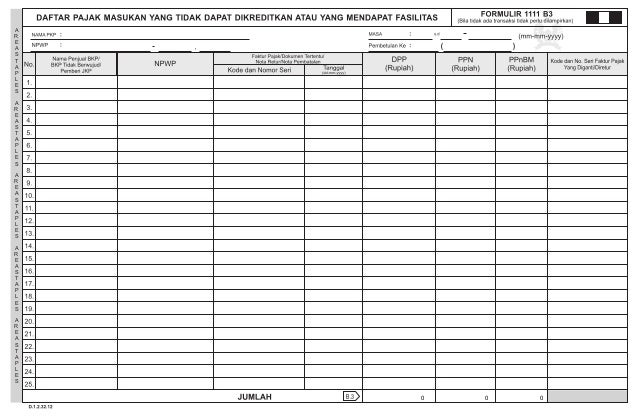 spt masa ppn 1111 0 form 1111
