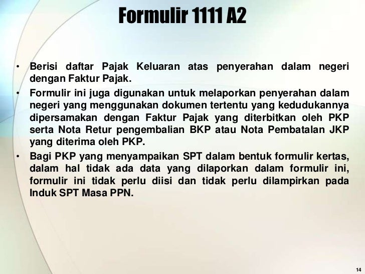 spt masa ppn 1111 form 1111