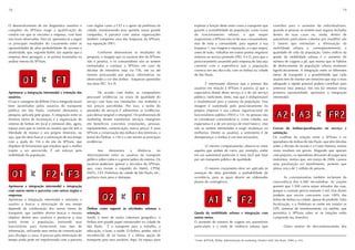 78                                                                                                                                                                                                                                       79



O desenvolvimento de um diagnóstico assertivo e          com órgãos como a CET e o apoio da prefeitura da         explorar a função deste meio como o transporte que                   contribui para o aumento do individualismo,
completo da SPTrans exige a qualificação do              cidade, transformando essa questão numa grande           garante a acessibilidade da população, como ícone                    quando as pessoas se sentem mais seguras fechadas
cenário em que se encontra a empresa, com base           campanha. A parceria com outras organizações             do funcionamento urbano, o que requer                                dentro de suas casas ou, ainda, dentro de
nos sinais observados. Para tal, apresenta-se a seguir   também compensa uma das fraquezas da SPTrans,            reaproximar a SPTrans não só de seus consumidores,                   automóveis particulares cobertos por insulfilm) são
os principais resultados do cruzamento entre as          sua reputação (FR1).                                     mas de toda a comunidade, para superar a sua                         2 fatores que estimulam a diminuição da
oportunidades de altas probabilidade de sucesso e                                                                 fraqueza 1, sua imagem e reputação, e o que requer,                  mobilidade urbana e, conseqüentemente, a
atratividade, que, segundo Kotler, são aquelas que a             Conforme demonstram os resultados da             antes de tudo, trabalhar em outros pontos negativos                  qualidade de vida da população. Outro indício da
empresa deve perseguir, e os pontos levantados na        pesquisa, a imagem que os usuários têm da SPTrans        relativos ao serviço prestado (FR3, 4 e 5), para que o               queda da mobilidade urbana é o aumento do
análise interna da SPTrans.                              não é positiva, e os consumidores não se sentem          posicionamento assumido pela empresa,de fato,seja                    número de viagens a pé, que mostra que os hábitos
                                                         estimulados a contatar a SPTrans em caso de              coerente com a experiência que a população                           de deslocamento da população urbana mudaram
                                                         dúvidas de itinerários (seja via 156, site ou até        vivencia em seu dia-a-dia com os ônibus na cidade                    significativamente. A integração entre os diferentes
                                                         mesmo procurando por placas informativas ou              de São Paulo.                                                        meios de transporte e a possibilidade que cada

         O1             X         F1                     observando a cor dos ônibus - fraquezas apontadas
                                                         nos itens FR7, 8 e 9).                                          É interessante observar que a postura dos
                                                                                                                                                                                       usuário tem de montar um itinerário que seja o mais
                                                                                                                                                                                       adequado e rápido possível podem contribuir para
                                                                                                                  usuários em relação à SPTrans é passiva, já que a                    amenizar essa ameaça. Isto nos faz retomar nossa
Aprimorar a integração intermodal x retenção dos                 De acordo com Kotler, os compradores             expectativa diante desse serviço é a de um serviço                   primeira oportunidade, aprimorar a integração
usuários.                                                procuram evidências ou sinais de qualidade do            público: ineficiente, lento, mas que é indispensável                 intermodal.
O uso e vantagens do Bilhete Único Integrado foram       serviço com base nas instalações, nos símbolos e         e insubstituível para a maioria da população. Essa
bem assimilados pelos usuários do transporte             nos preços percebidos. Por isso, a tarefa do             imagem é sustentada pelo posicionamento da
público em São Paulo, conforme demonstra a               prestador de serviços é administrar as evidências,       própria empresa e sua cultura organizacional de
pesquisa aplicada pelo grupo. A integração entre os
diversos meios de locomoção e a organização do
                                                         para deixar tangível o intangível. Os profissionais de
                                                         marketing devem transformar serviços intangíveis
                                                                                                                  funcionalismo público (FR10 a 13). As pessoas não
                                                                                                                  se consideram consumidoras e, como cidadãs, sua
                                                                                                                                                                                         A2 E A3
                                                                                                                                                                                            E                         X       FR2
sistema de ônibus em local e estrutural dão, agora,      em benefícios concretos (instalações, pessoas,           expectativa é a de um serviço de nível básico4, elas
espaço para que se ensine ao usuário que ele tem a       equipamentos, comunicação, marca, preço). E, para        não se sentem estimuladas a exigir mudanças ou                       Greves de ônibus/paralisações no serviço x
liberdade de montar o seu próprio itinerário, ou         SPTrans a conservação dos ônibus e dos terminais, o      melhorias. Dentre os usuários, o sentimento é de                     satisfação.
seja, que ele deve buscar a otimização de seu tempo      Jornal do Ônibus, o 156 e o site seriam as principais    desesperança; o ônibus é um mal necessário.                          Os conflitos da relação entre a SPTrans e os
com a ajuda do 156 e do site da SPTrans, que             evidências.                                                                                                                   operadores de ônibus de São Paulo, que têm dúvidas
dispõem de ferramentas que estudam qual o melhor                                                                         O mesmo comportamento observa-se entre                        sobre a divisão de receita e a Conta Sistema, muitas
trajeto a ser percorrido. É um esforço pela                      Isso   demonstra      a    distância     no      aqueles que andam de carro, por exemplo: andar                       vezes resultam em greves. Alegando que operam
mobilidade da população.                                 relacionamento entre os usuários do transporte           em um automóvel particular é mais fácil que lutar                    com prejuízo, os operadores deixaram de pagar seus
                                                         público sobre rodas e a gerenciadora do sistema. Os      por um transporte público de qualidade.                              motoristas, motivo que, em março de 2006, causou
                                                         usuários poderiam ignorar a iniciativa da SPTrans,                                                                            uma paralisação no atendimento, protesto que
                                                         que, caso tivesse o respaldo do Metrô, CPTM,                    O mesmo cruzamento deve ser aplicado às                       afetou cerca de 1 milhão de pessoas.

 O1             X         F2 E F3
                             E                           EMTU, CET, Prefeitura da cidade de São Paulo, etc.,
                                                         ganharia mais peso e destaque.
                                                                                                                  ameaças de altas gravidade e probabilidade de
                                                                                                                  ocorrência, para as quais devem ser elaborados
                                                                                                                  planos de contingência.
                                                                                                                                                                                                As concessionárias também reclamam da
                                                                                                                                                                                       concorrência dos 6.500 microônibus. As viações
Aprimorar a integração intermodal x integração                                                                                                                                         querem que 1.500 carros sejam retirados das ruas,
com outros meios e parcerias com outros órgãos e                                                                                                                                       porque o contrato previa somente 5 mil. Elas dizem
empresas.
Aprimorar a integração intermodal e estimular o
usuário a buscar a otimização de seu tempo
                                                                   O2             X        F1                                  A1               X          F2
                                                                                                                                                                                       também que micros concorrem com 100% das
                                                                                                                                                                                       linhas de ônibus na cidade, apesar de proibido. Falta
                                                                                                                                                                                       fiscalização, e a Prefeitura se omite em instalar os
depende da colaboração dos outros meios de               Ônibus como suporte às atividades urbanas x                                                                                   GPS, sistemas de monitoramento via satélite, que
transporte, que também devem buscar o mesmo              retenção.                                                Queda da mobilidade urbana x integração com                          permitiria à SPTrans saber se os lotações estão
objetivo dentre seus usuários e prestar-se a essa        Sendo o meio de maior cobertura geográfica, o            outros meios.                                                        cumprindo seu itinerário.
tarefa frente à população, treinando seus                ônibus tem grande papel estruturador na cidade de        O aumento do número de viagens em automóveis
funcionários para fornecerem esse tipo de                São Paulo. É o transporte para o trabalho, a             particulares e a onda de violência urbana (que                                Outro motivo de descontentamento dos
informação, utilizando seus meios de comunicação         educação, o lazer, a saúde. O ônibus, porém, não é
para divulgar a causa. A procura pela otimização do      reconhecido de tal forma; é a última opção de
tempo ainda pode ser impulsionada com a parceria         transporte para seus usuários. Aqui, há espaço para      4
                                                                                                                      Fonte: KOTLER, Phillip. Administração de marketing. Prentice Hall, São Paulo, 2000, p. 416.
 
