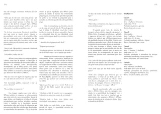 174                                                                                                                                                                                                               175



mas não consegue concretizar nenhuma das suas         mesmo as placas espalhadas pela SPTrans pelos
propostas.                                            pontos da cidade. A maioria dos entrevistados          "O duro são muitas pessoas juntas em um mesmo            Detalhamento
                                                      pergunta para as outras pessoas que estão esperando    lugar."
"Acho que ela não seria como uma pessoa e sim         no ponto ou no terminal ou perguntam para o                                                                     Classe A
como o povo brasileiro inteiro. Que é um povo         cobrador ou motorista quando não sabe qual ônibus      "Menos gente."                                           Entrevistados:
lutador, que sempre procura o melhor, mas nem         pegar.                                                                                                          Sexo: 5 mulheres / 3 homens
sempre é tão fácil de conseguir. Vejo a SPTrans                                                              "Mais ônibus confortáveis, mais seguros, menores. E      Idade: entre 19- 53
assim, séria, procurando sempre melhorar e às vezes           Uma minoria planeja seu itinerário antes de    música de bom gosto."                                    Profissão: estudantes e gerentes
esbarrando em problemas políticos e etc..."           sair de casa, por meio do site, do 156 ou do guia de                                                            Bairro: Zona norte e oeste
                                                      ruas e ônibus. A identidade visual das 8 áreas                 O grande ponto forte do sistema de
"Se ela fosse uma pessoa, fisicamente uma idosa,      também se mostrou de pouco uso prático. Apenas         transporte urbano coletivo, segundo a pesquisa, é o      Classe B
mas que tenta se manter jovem. Quanto à               um entrevistado disse ter essa identidade visual       Bilhete Único. A vantagem econômica e a agilidade        Entrevistados:
personalidade, seria como a de um político. Que       como referência para ajudá-lo a encontrar o ônibus     e segurança (já que não é preciso mais carregar          Sexo: 2 mulheres/ 3 homens
tem um compromisso com a população, que por           correto.                                               dinheiro em espécie) que o Bilhete proporcionam          Idade: entre 22- 30 anos
sua vez espera muito dele, mas nunca recebe o que                                                            são qualidades bastante já difundidas. Os principais     Profissão: estudantes, médicos e lojistas
precisa, ainda que ele prometa suprir todas as suas   "..quando não sei pergunto pelo local."                problemas apontados foram o limite de tempo, que         Bairro: Zona oeste, leste e norte
necessidades."                                                                                               na opinião dos entrevistados deveria ser ampliado, e
                                                      "Pergunto pras pessoas."                               as filas para recarregar o bilhete, muitas vezes         Classe C
"Seria o Lula. Algo grande e importante, totalmente                                                          porque o sistema que faz esse trabalho está fora do      Entrevistados:
popular e muitas vezes ruim."                         "Geralmente procuro me informar do itinerário no       ar. Há oportunidade, portanto, para se pensar em         Sexo: 17 homens/ 13 mulheres
                                                      site da SPTrans antes, e ver as opções que tenho."     novas formas de recarregamento do cartão que             Idade: entre 18 - 72
"Um político, rouba, mas faz"                                                                                tornem esse processo mais conveniente para seus          Profissão: estudantes e prestadores de serviços
                                                              Mudanças relevantes no serviço, segundo os     usuários.                                                autônomos (manobristas, recepcionistas. Etc.)
        SPTrans como reflexo do transporte público    entrevistados, seriam a renovação e ampliação da                                                                Bairro: Zona Norte, Sul. Leste e Oeste
coletivo: nesse tipo de resposta, as descrições se    frota, para evitar a lotação dos veículos no horário   "Uso. Acho ele bom porque melhorou muito tudo.
aproximam do estereótipo do funcionário público. A    de pico, e melhorias que levem a um maior conforto     Tudo ficou mais rápido e fácil. Só recarregar que eu     Classe D
SPTrans foi definida como desorganizada,              nas viagens (foram citados ar condicionado, música,    não gosto muito porque sempre tem fila"                  Entrevistados:
incompetente, que se esforça pouco, uma pessoa        bancos mais confortáveis, carros mais limpos).                                                                  Sexo: 9 homens/ 6 mulheres
que faz apenas o mínimo necessário. Nessa última      Outro ponto que se destacou foi a falta de             "Você pode viajar por São Paulo inteira pagando          Idade: Entre 20-71 anos de idade
linha também se encaixam as descrições daqueles       treinamento dos cobradores e motoristas, que           pouco"                                                   Profissão: prestadores de serviços autônomos
que afirmaram desconhecer a SPTrans.                  muitas vezes são hostis, mal educados e não se                                                                  (camelo, empregados domésticos, etc.)
                                                      concentram no seu trabalho por conversarem muito.      "Acho uma vantagem que demorou pra ser                   Bairro: Zona Leste, Oeste, sul e norte.
"(Ela não seria) nem legal nem simpática. Que não     Os Passa-Rápidos parecem ser bem vistos pelos          implantada, e o tempo de uso limite, que são 2
faz nada além do minimamente necessário."             entrevistas, que pediram mais corredores de ônibus     horas, poderia ser aumentado pra 3 horas. Outra
                                                      na cidade.                                             coisa boa é a integração com o metrô. Fora isso,
"Um funcionário público, impessoal e mais ou                                                                 nenhuma desvantagem. O único contratempo é a
menos eficiente"                                      "Queria que fosse que nem o metrô. Podia ter só        demora e as filas para recarregar o bilhete."
                                                      metrô em São Paulo, a gente não precisaria de
"Pessoa falida, incompetente."                        ônibus."                                                       Quando questionados sobre sua opinião
                                                                                                             sobre o Bilhete Único, uma das vantagens mais
        Essa imagem negativa que existe sobre a       "(Mudaria) a falta de respeito com os passageiros.     citadas foi a possibilidade da integração com o
SPTrans também se comprova no relacionamento          Cobradores e motoristas sempre de má vontade."         metrô. Esse fator nos leva a concluir que os
que existe entre ela e seus consumidores. Apesar de                                                          entrevistados não associam o Bilhete à SPTrans,
pegar ônibus com freqüência (o ônibus é utilizado     "Mudaria toda a frota, com ônibus              mais    apesar da iniciativa ter se iniciado nos ônibus. Todos
principalmente para realizar atividades regulares     confortáveis, mais seguros e menores."                 os benefícios do Bilhete
como o trabalho ou a faculdade), quando
questionados sobre qual a fonte de informação que     "Mais ônibus em cada linha, o que diminui o
procuram para descobrir o ônibus que devem pegar,     período de espera e a quantidade excessiva de
os entrevistados não apontaram o 156, o site e nem    pessoas nos ônibus."
 