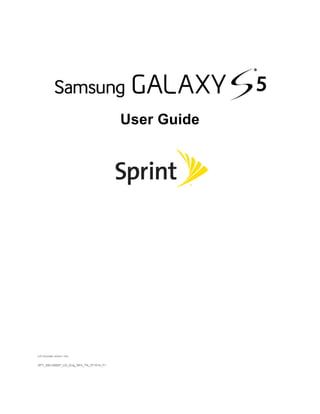 User Guide
(UG template version 14a)
SPT_SM-G860P_UG_Eng_NF4_TN_071614_F1
 