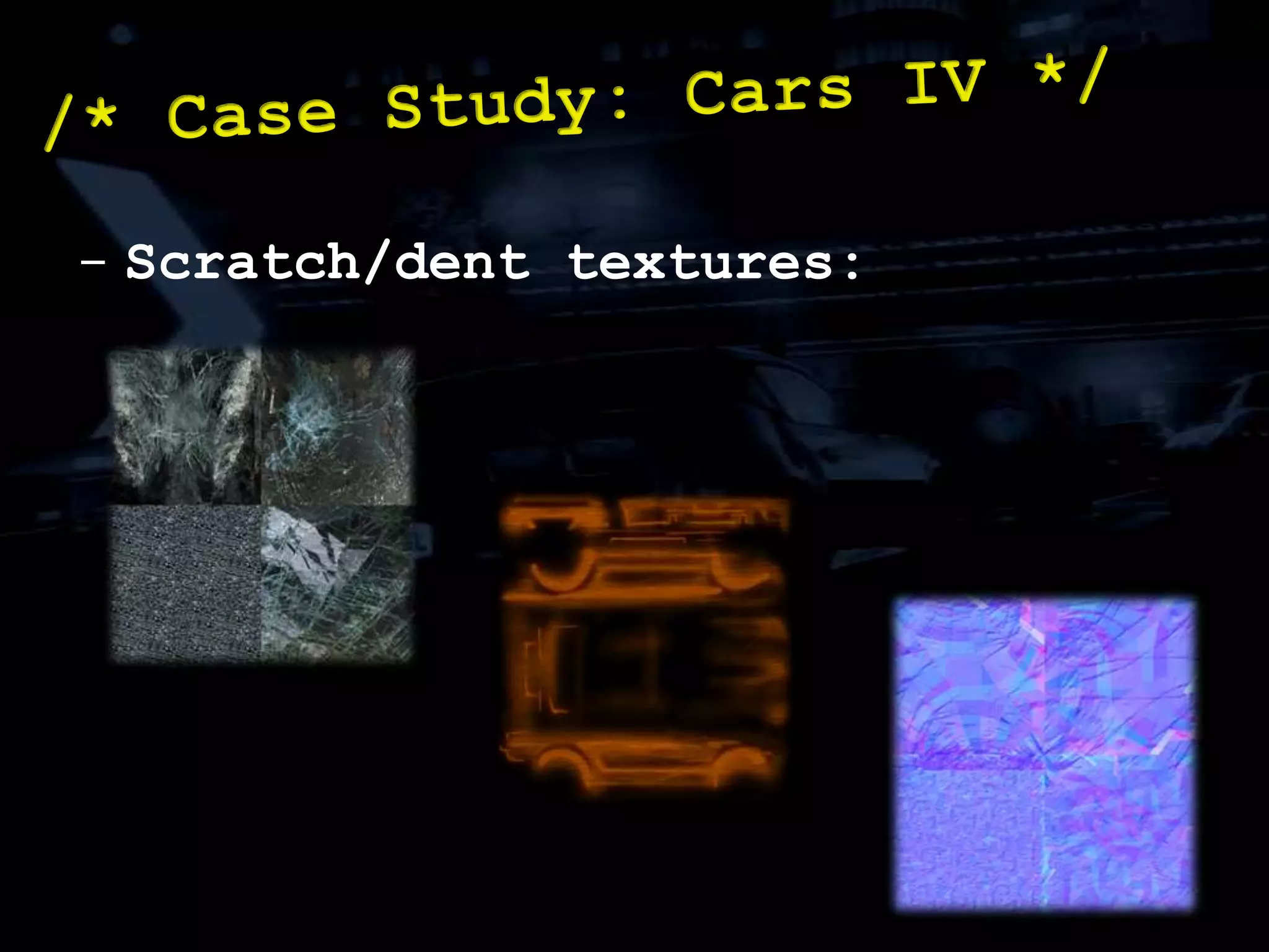 Memory considerations: