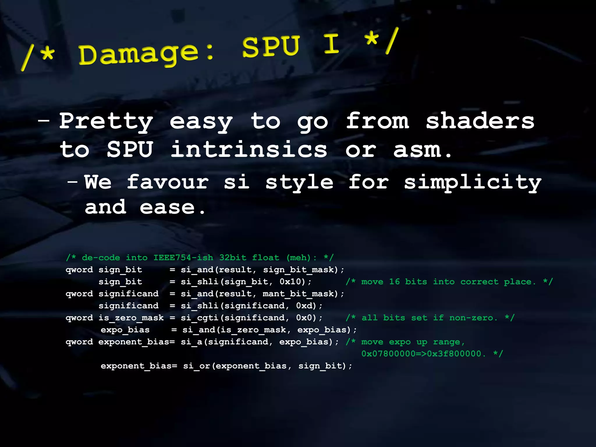 Read-only car vertex data.