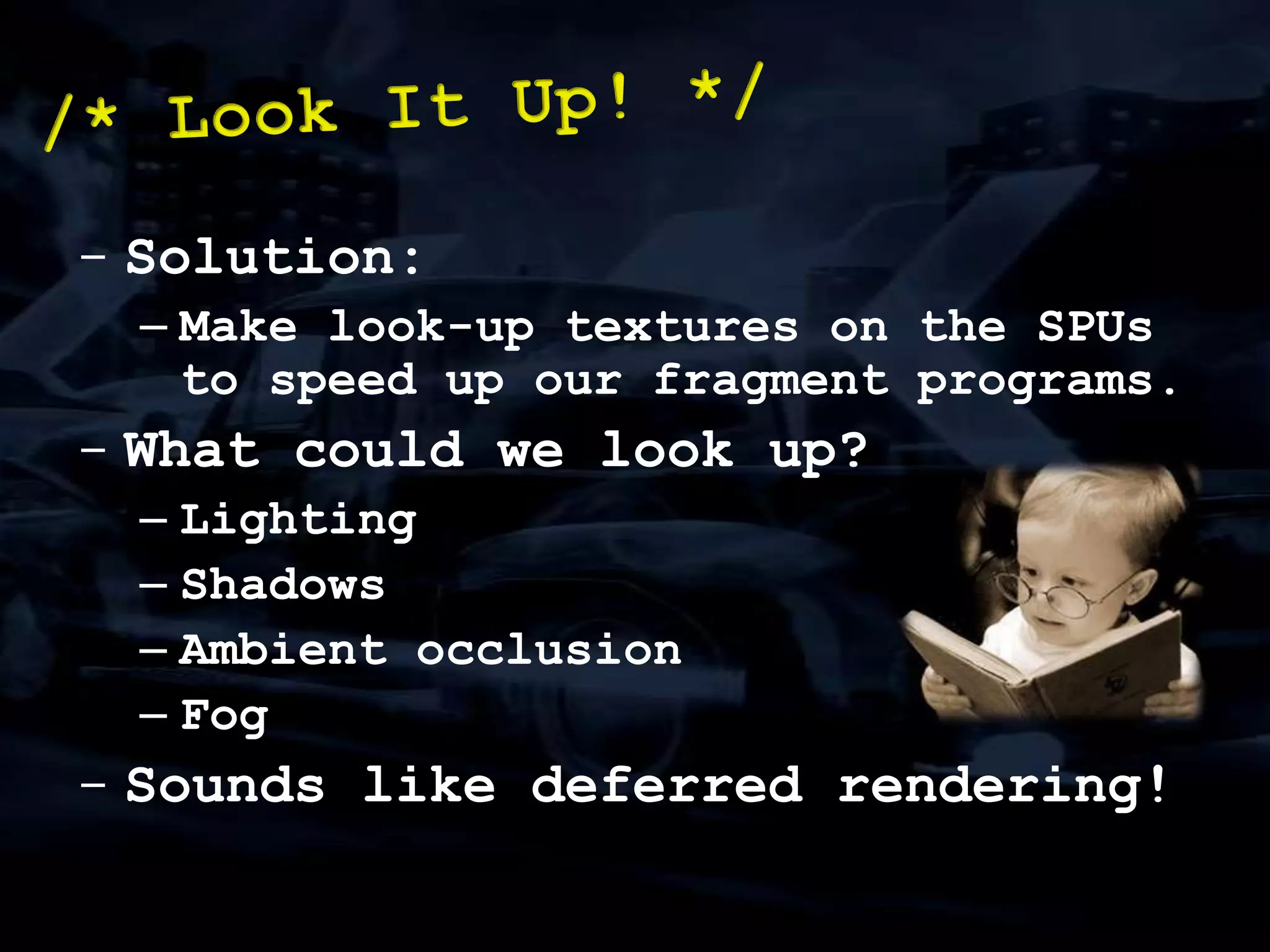 /* Damage: Data V */ImpactImpactImpactConstantsImpactImpactImpactSPUGPUWrite-only Vertices*Read-only Vertices** - w.r.t to SPU
