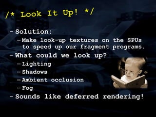 /* Damage: Data V */ImpactImpactImpactConstantsImpactImpactImpactSPUGPUWrite-only Vertices*Read-only Vertices** - w.r.t to SPU