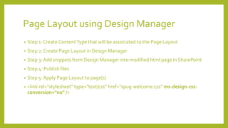 SharePoint 2013 Branding | PPTX | Web Design and HTML | Internet