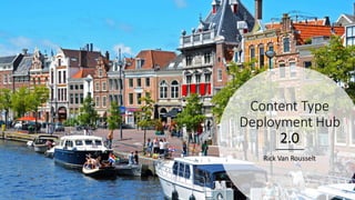 Content Type
Deployment Hub
2.0
Rick Van Rousselt
 