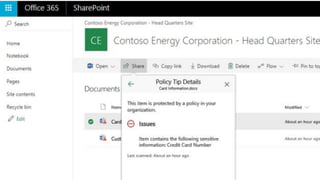 SPUnite17 SharePoint and Data Loss Prevention