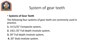 Spur gear | PPTX