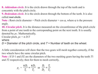 spur gear.pptx, type of gear and design of gear | PPTX