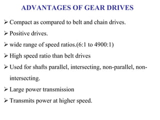 Positive Drive spur gear.pptx, type of gear and design of gear | PPTX