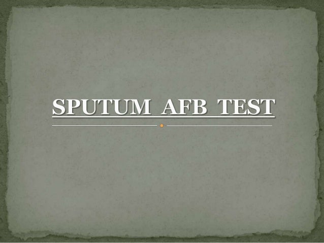 demonstration of afb by sputum microscopy is the most confirmatory test for pulmonary tuberculosis