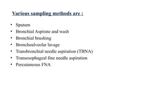 SPUTUM CYTOLOGY and respiratory cytology | PPTX