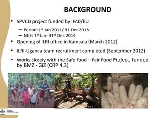 Update on the Smallholder Pig Value Chains Development in Uganda (SPVCD) Project