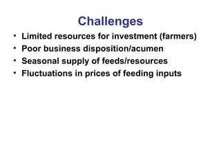 Successes and failures with technology interventions on pig feeding promoted in Uganda