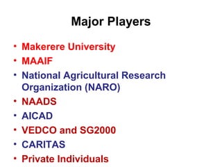 Successes and failures with technology interventions on pig feeding promoted in Uganda