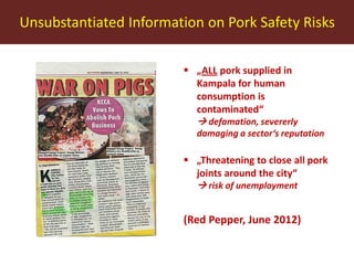 Smallholder pig value chains in Uganda