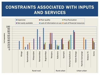Value chain mapping: Results from VCA descriptive analyses of the Uganda’s smallholder pigs value chain