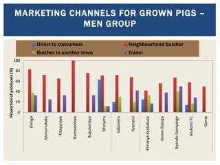 Value chain mapping: Results from VCA descriptive analyses of the Uganda’s smallholder pigs value chain