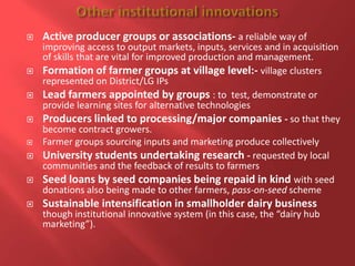 Successes and failures of institutional innovations for improving access to services, input and output markets for smallholder pig production systems and value chains in Uganda