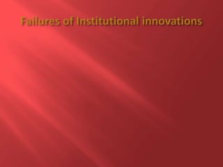Successes and failures of institutional innovations for improving access to services, input and output markets for smallholder pig production systems and value chains in Uganda