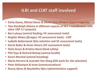 Catalysing emerging smallholder pig value chains in Uganda to increase rural incomes and assets: Introducing the project 