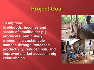 Introducing the Workshop on in-depth smallholder pig value chain assessment and preliminary identification of best-bet interventions, Kampala, Uganda, 9-11 April 2013