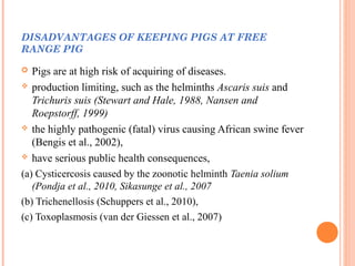 Diseases of economic and zoonotic importance in pig farming in Uganda: Control practices, successes, failures and the way forward
