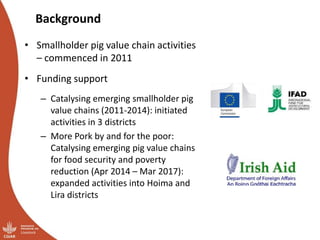 Overview of ILRI’s smallholder pig value chain efforts in Lira district