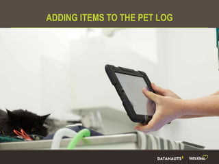 ADDING ITEMS TO THE PET LOG
 