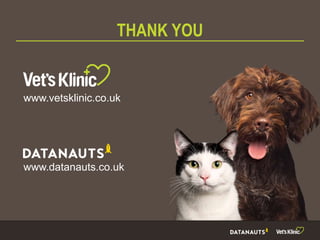 www.vetsklinic.co.uk
THANK YOU
www.datanauts.co.uk
 