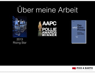 Über meine Arbeit
2013
Rising Star
 
