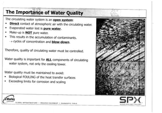 Spx cooling tower presentation