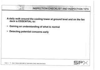 Spx cooling tower presentation
