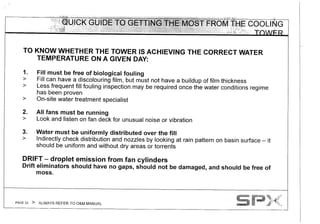 Spx cooling tower presentation