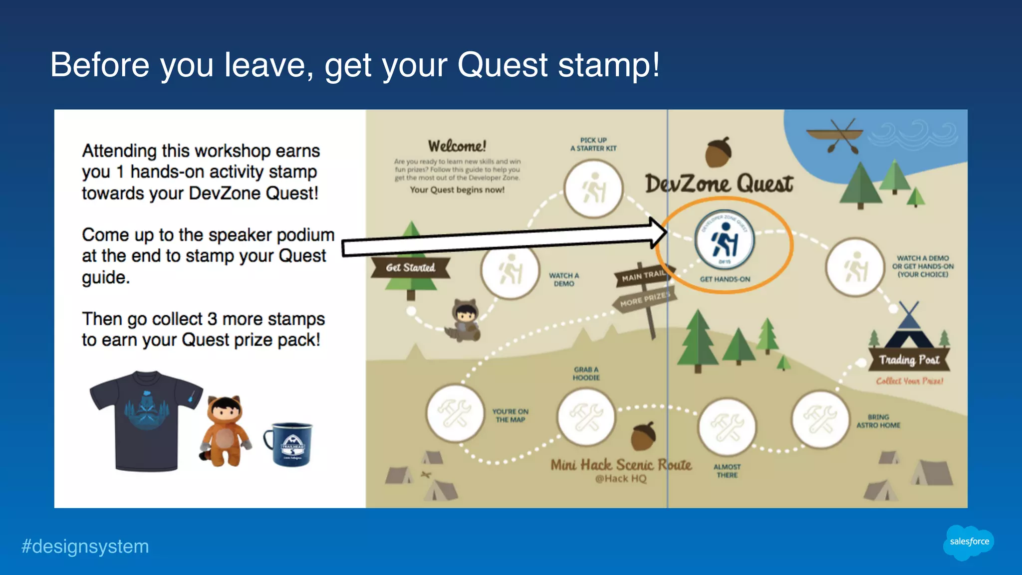 #designsystem
Before you leave, get your Quest stamp!
 