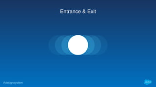 #designsystem
Entrance & Exit
 